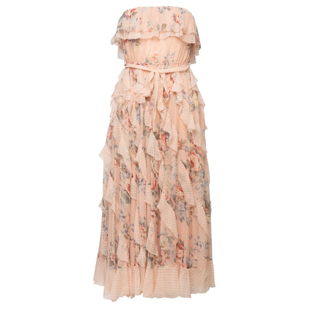 Zimmermann Bowie Waterfall Midi Dress